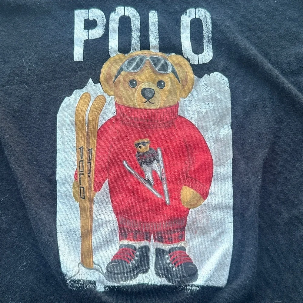 POLO Ralph Lauren Ski Resort Bear Long Sleeve Tee 3